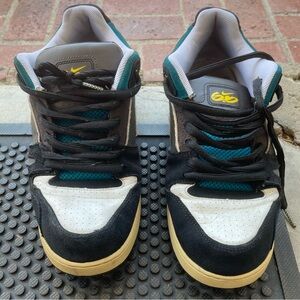 Nike Black and Teal Men's Shoes